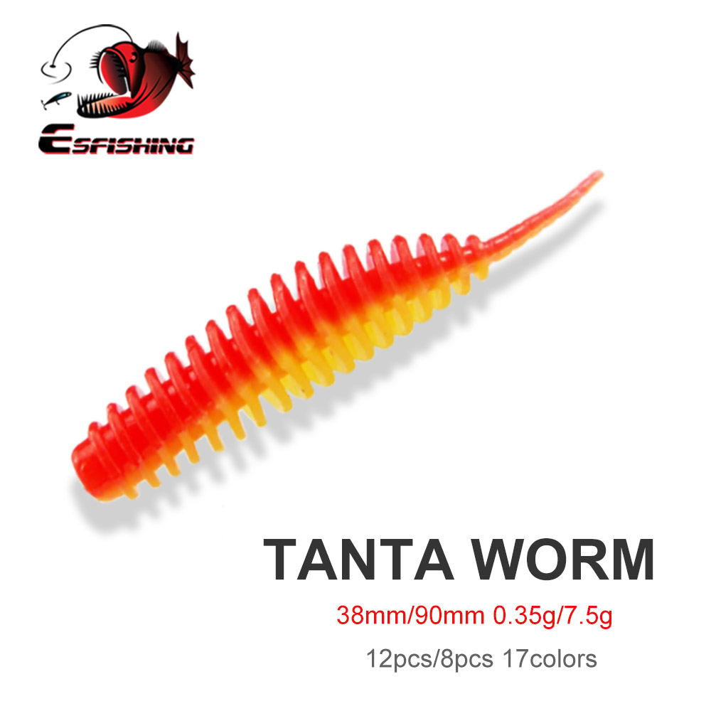 Fishing Lure Swimbait - ESFISHING Balıkçılık Solucan Yemi Tanta 38mm