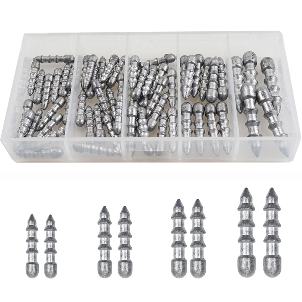 60 adet tırnak ağırlıkları sol - Fishing Lure Accessories incelemesi ve fiyatı